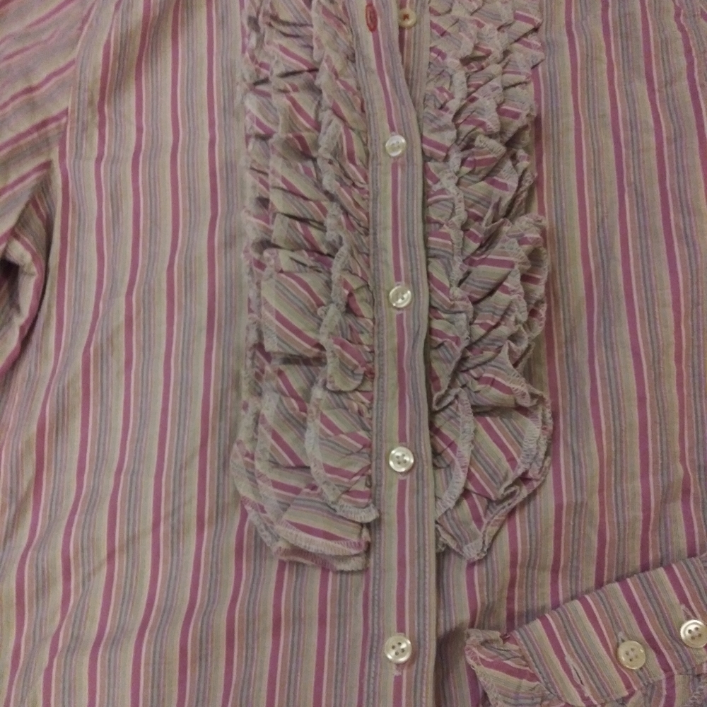 7 For All Mankind Ruffle Top - Picture 2 of 3